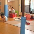 ここでお晝寢もします。